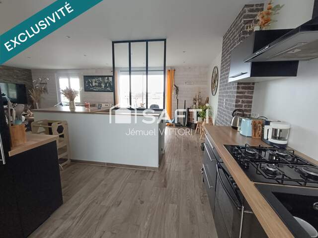 Maison sur sous-sol rénovée en 2018, 3 chambres, terrasse, terrain clos. — photo du bien