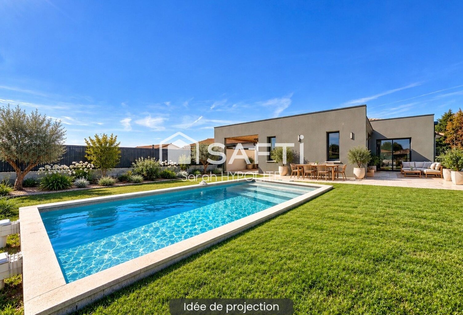 Maison neuve de 112 m2 avec garage et piscine — photo 1