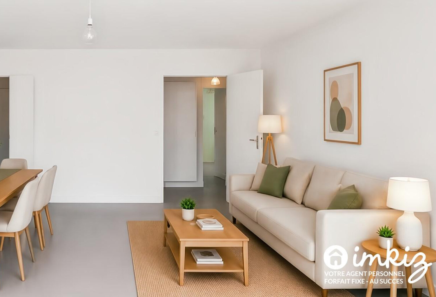 Appartement 3 pièces lumineux dans quartier vivant — photo 1