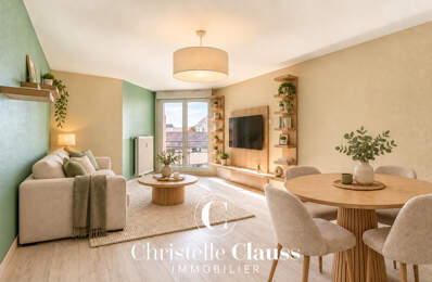 Appartement F3 rénové avec deux chambres, terrasse et garage — photo du bien