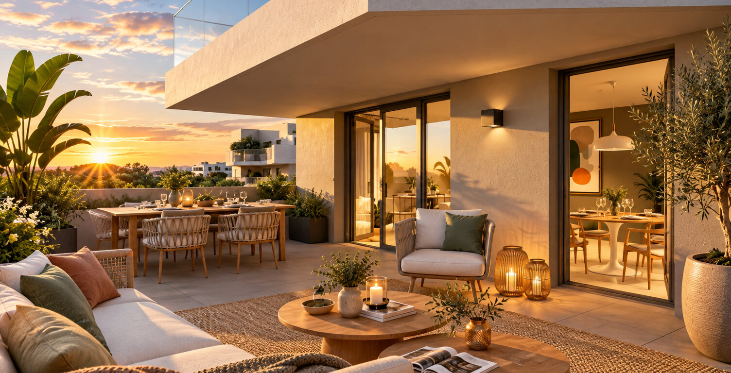 Montpellier T4 de 82 m² avec terrasse de 54 m² — photo 1