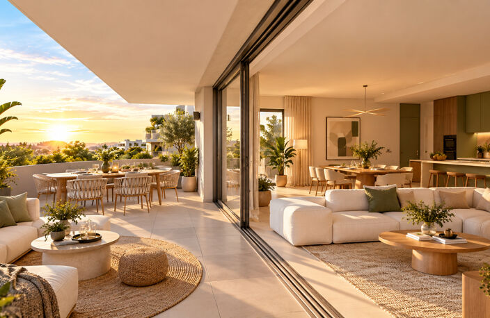 Montpellier T4 de 82 m² avec terrasse de 54 m² — photo 2