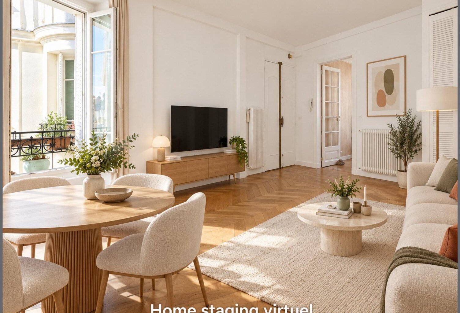 LEVALLOIS-PERRET  3 PIÈCES  60,35 M²  2 CHAMBRES — photo 1