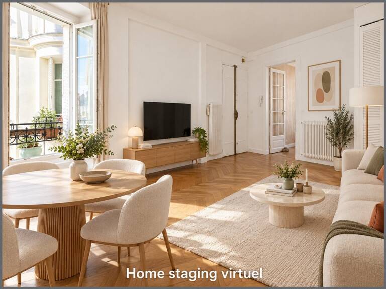 LEVALLOIS-PERRET  3 PIÈCES  60,35 M²  2 CHAMBRES — photo 1