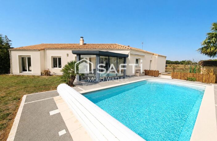 Plain-pied avec 6 piéces et piscine — photo 2