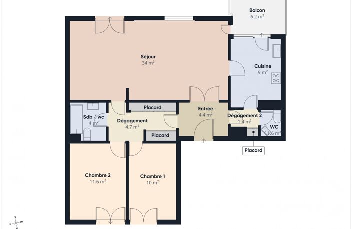 Vente Appartement 4 pièces — photo 5