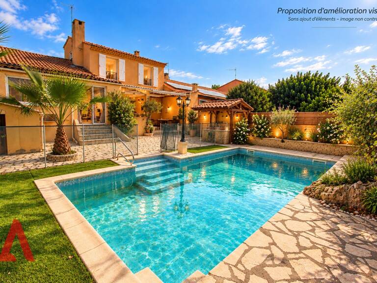 COUP DE CUR À SERVIAN  MAISON DE CHARME AVEC PISCINE ET GARAGE  120 m²  3 CHAMBRES  270 000  — photo 1