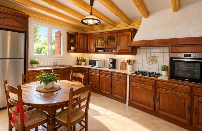 COUP DE CUR À SERVIAN  MAISON DE CHARME AVEC PISCINE ET GARAGE  120 m²  3 CHAMBRES  270 000  — photo 4