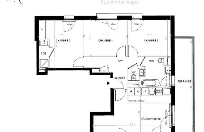 Vente Appartement 4 pièces — photo 5