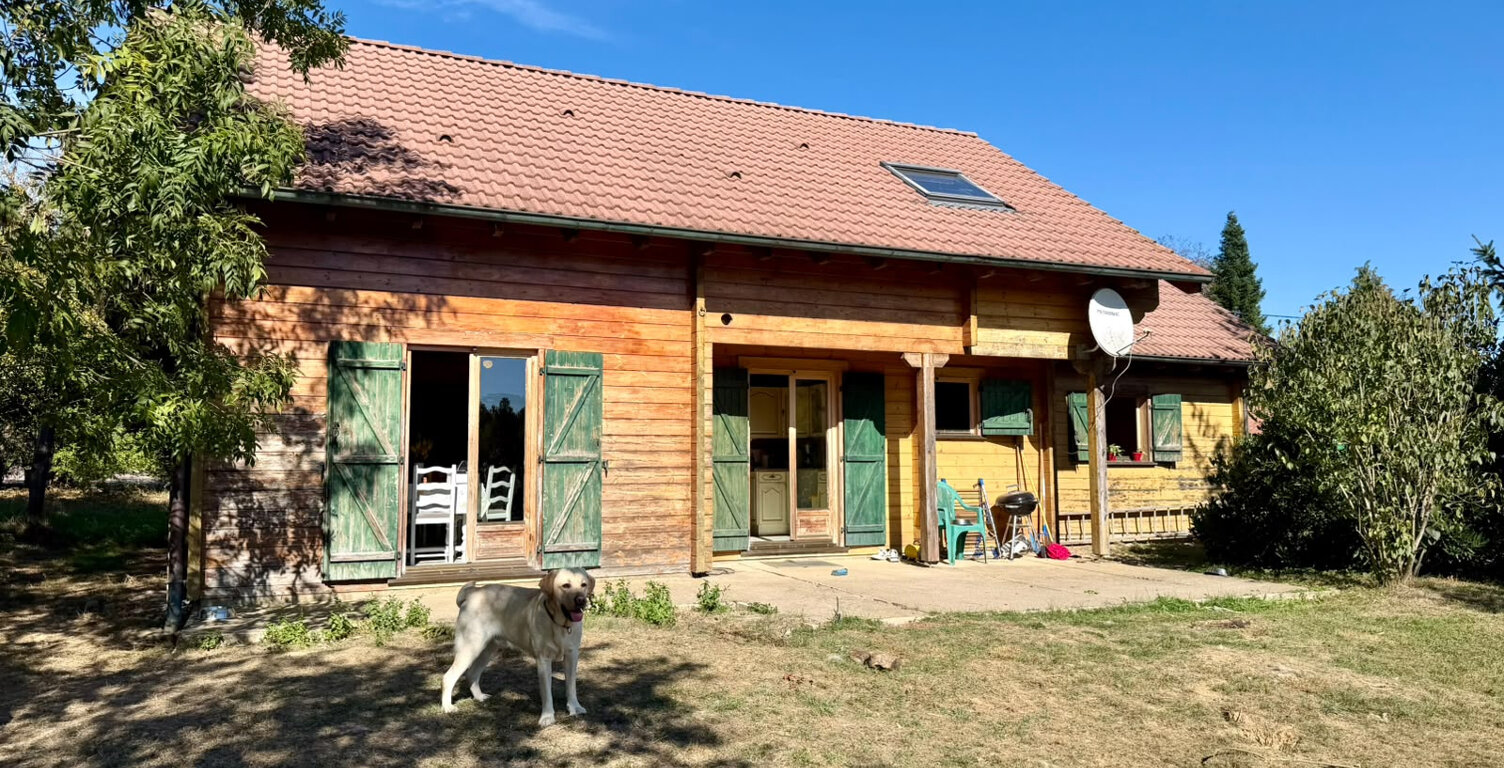 Vente chalet à rénover, sur terrain de 10,46 ares ATHESANS — photo 1