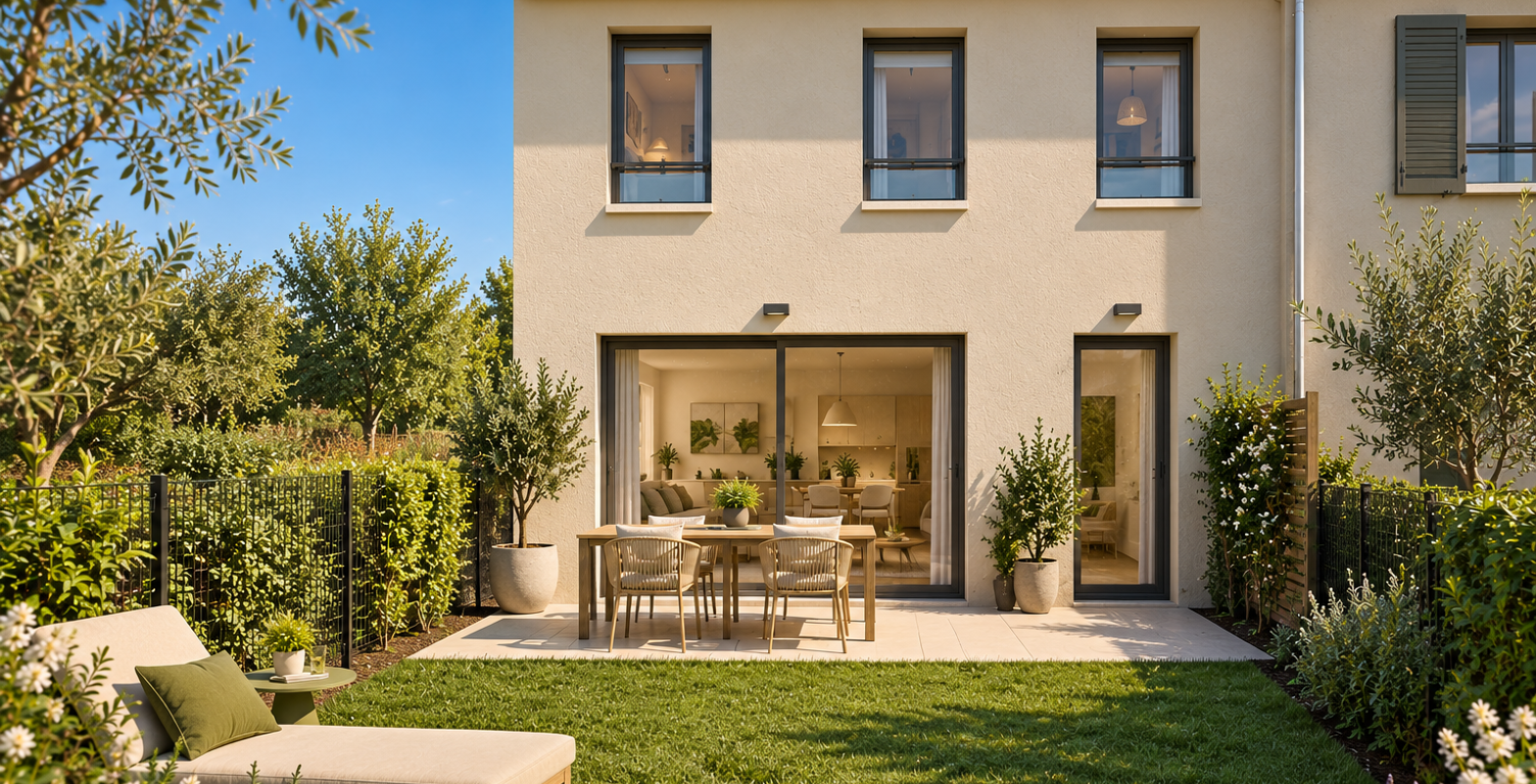UNE MAISON  4 chambres NEUVE AVEC JARDIN, AU CALME ET PROCHE DE TOUT — photo 1