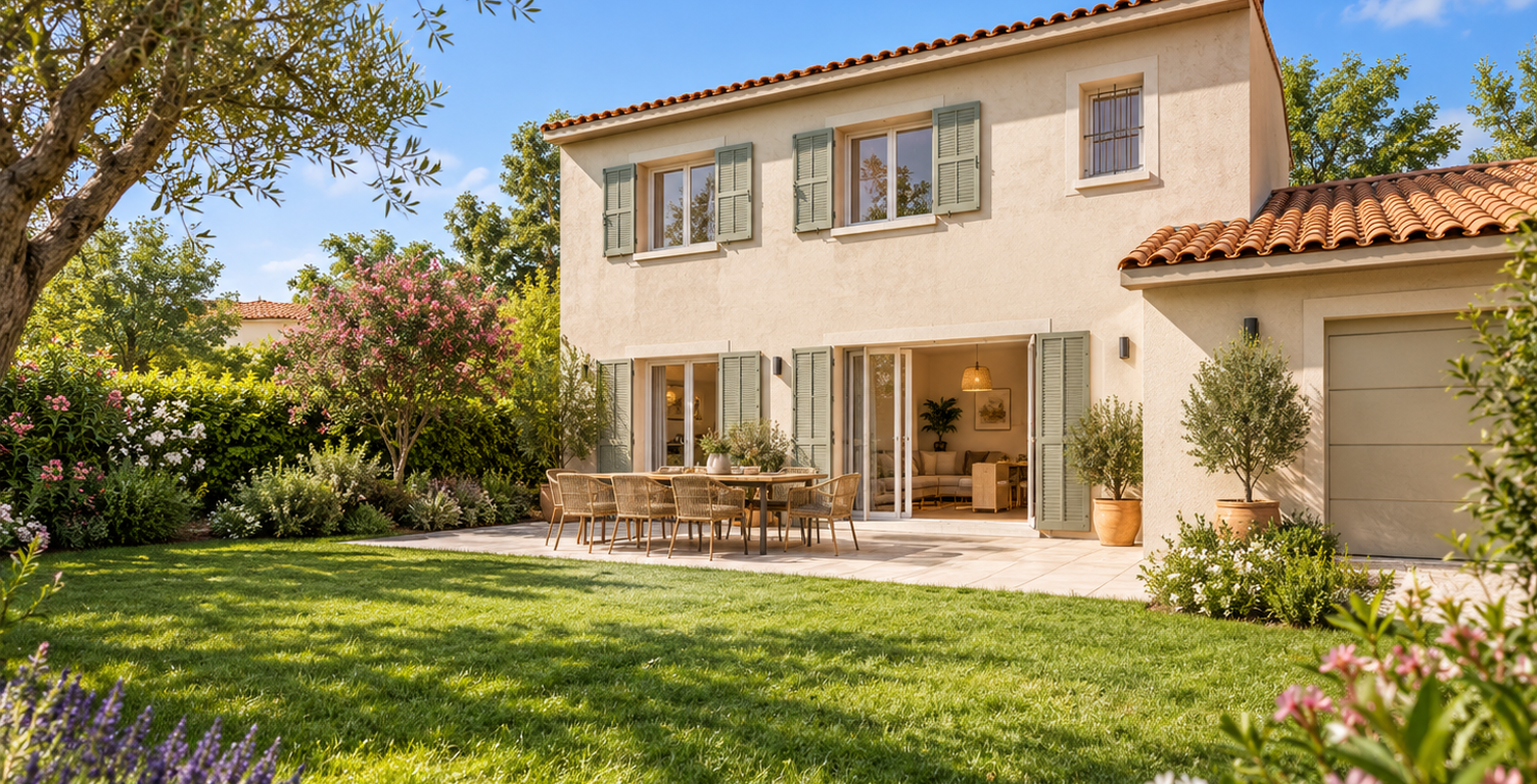 SAINT-ZACHARIE – GRANDE MAISON T4 NEUVE AVEC GRAND JARDIN, TERRASSE ET GARAGE — photo 1