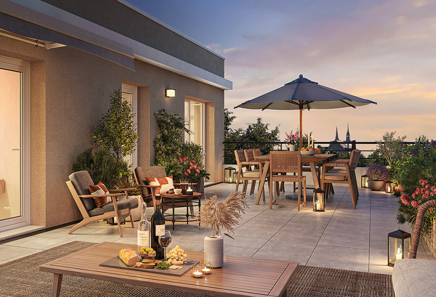 BIEN D'EXCEPTION A ESCHAU: T5 EN ATTIQUE AVEC SUITE PARENTALE & GRANDE TERRASSE  — photo 1