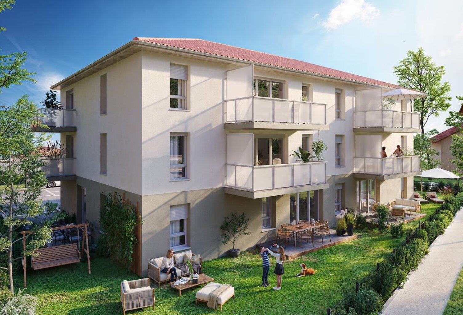 Vente programme neuf T2 44 m² Saint-Étienne-du-Bois (01370) — photo 1