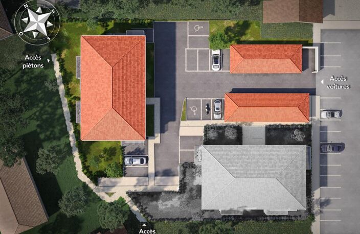 Vente programme neuf T2 44 m² Saint-Étienne-du-Bois (01370) — photo 2