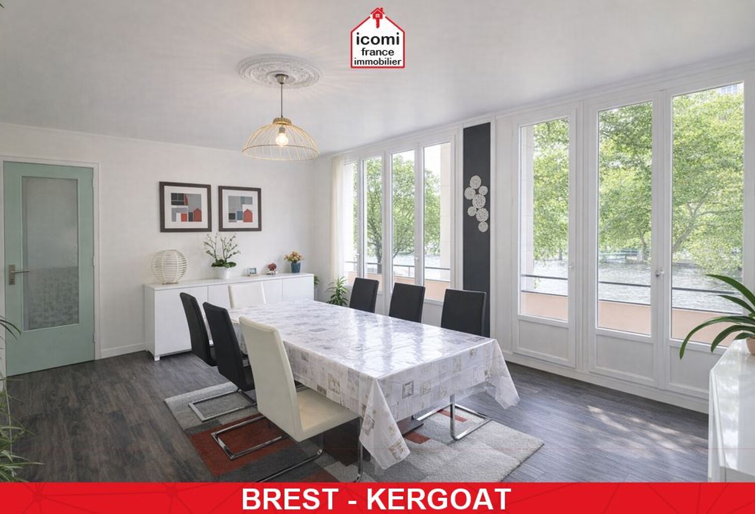 FINISTERE - Brest (29200) - A VENDRE - APPARTEMENT T5 AVEC BELLE PIECE DE VIE ET 3 CHAMBRES (POSSIBLE 4 CHAMBRES) - IDEAL FAMILLE OU COLOCATION - TRES BON ETAT — photo 1