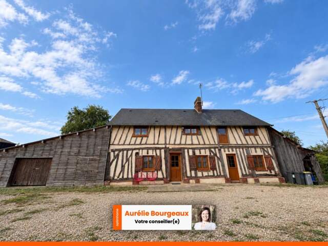 GLISOLLES – Ancien corps de ferme réhabilité – 123 m² – Dépendances – Terrain 4 800 m² — photo du bien