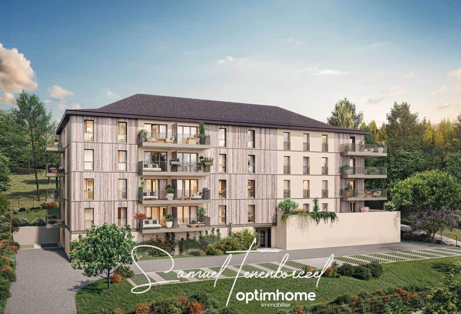 appartement T3 neuf avec terrasse et vue Basilique – Lisieux (14100) — photo 1