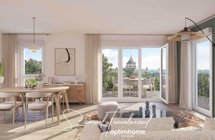 appartement T3 neuf avec terrasse et vue Basilique – Lisieux (14100) — photo 2