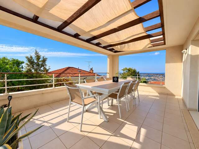Nice Fabron – 3 pièces 87 m² dernier étage, vue mer, terrasses, — photo du bien