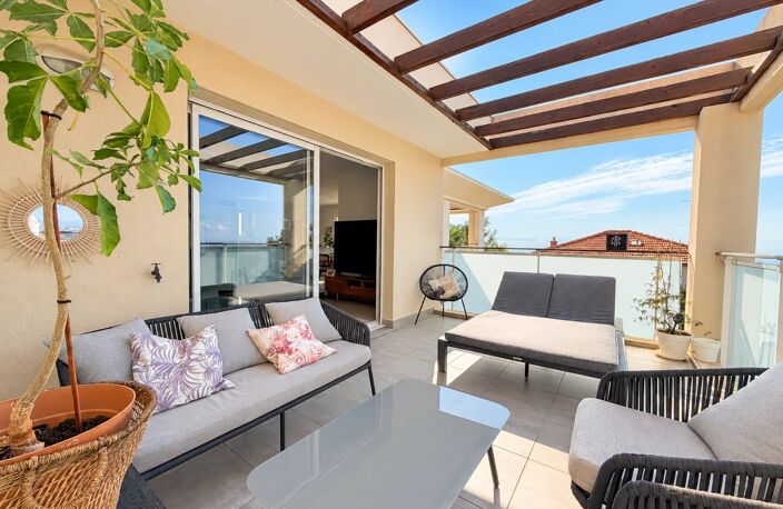 Nice Fabron – 3 pièces 87 m² dernier étage, vue mer, terrasses, — photo 2