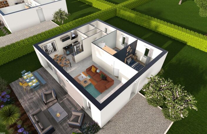 Projet de construction d'une maison 62 m² avec terrain à SAINT-PARDOUX (63) — photo 3