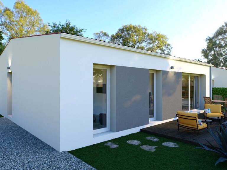 Projet de construction d'une maison 89.33 m² avec terrain à MEZEL (63) — photo 1