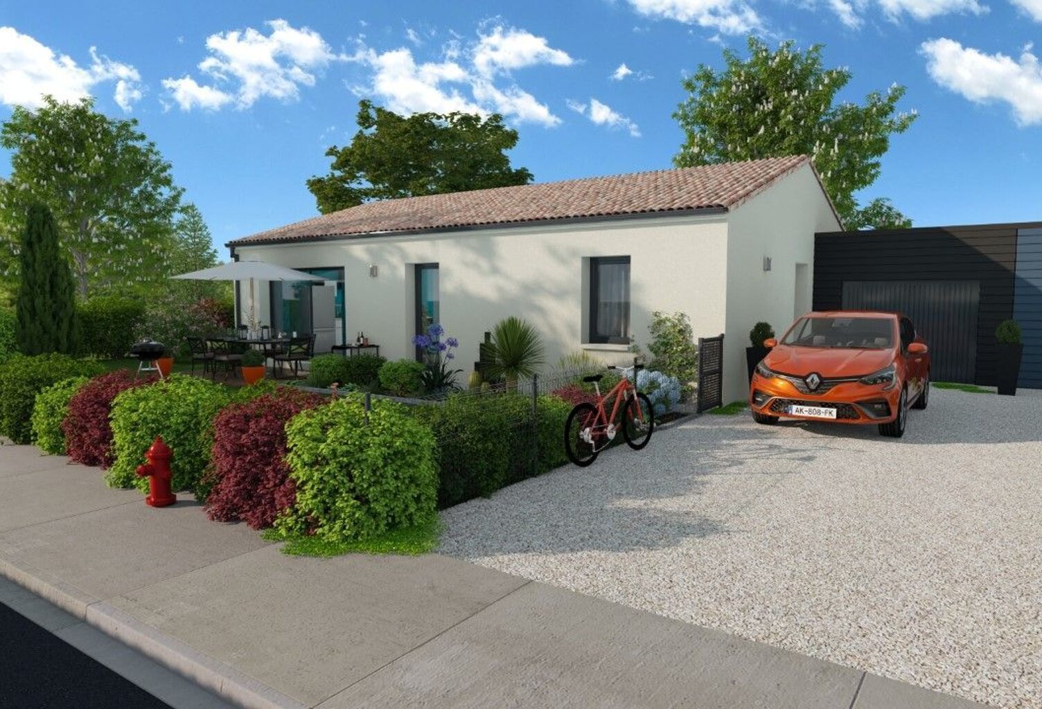 Projet de construction d'une maison 94.35 m² avec terrain à PERIGNAT-SUR-ALLIER (63) — photo 1