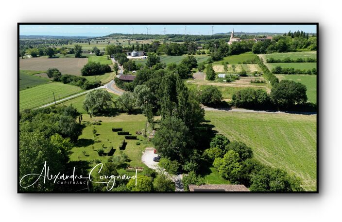 Montégut-Lauragais (31) — Grange rénovée par architecte, 130 m², 4 chambres, piscine, terrain 5 500 m² — photo 2