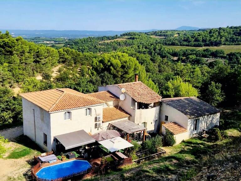 VISAN – PROPRIÉTÉ DE CARACTÈRE – 275 M² + APPARTEMENT INDÉPENDANT – 2,6 HA – PISCINE – VUE EXCEPTIONNELLE — photo 1