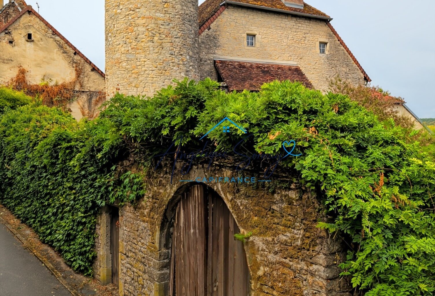 ARLAY – DEMEURE EN PIERRE DU XVIe SIÈCLE, TOUR ET CAVE VOÛTÉE — photo 1