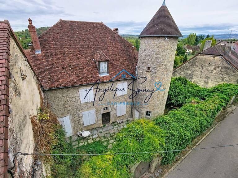 ARLAY – DEMEURE EN PIERRE DU XVIe SIÈCLE, TOUR ET CAVE VOÛTÉE — photo 1
