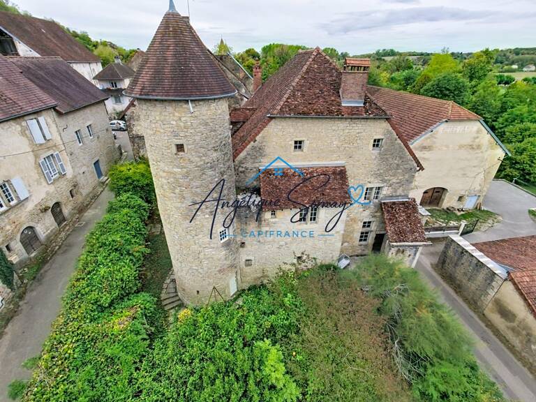 ARLAY – DEMEURE EN PIERRE DU XVIe SIÈCLE, TOUR ET CAVE VOÛTÉE — photo 1