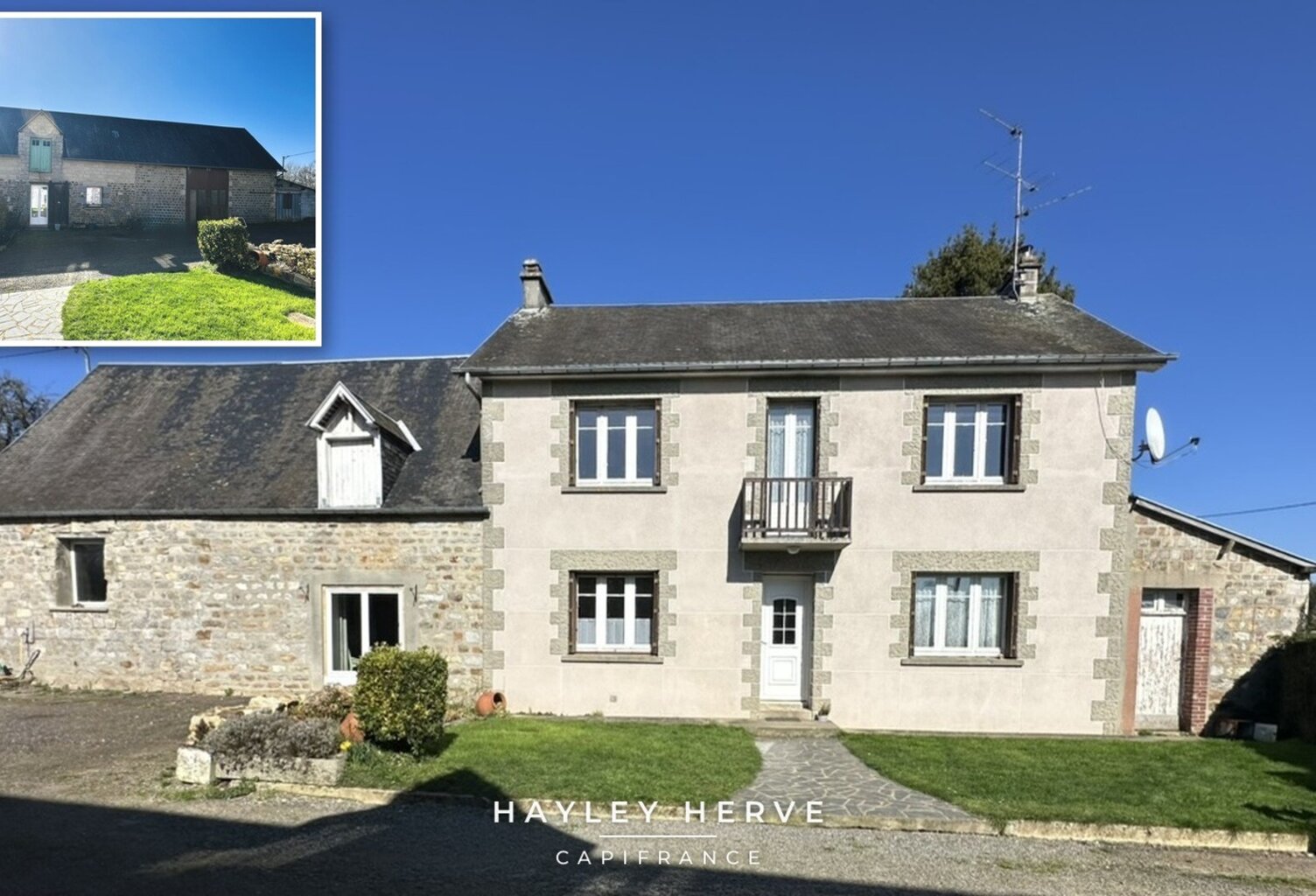 Propriété À VENDRE Deux maisons indépendantes – 215 m² habitables – hangar de 160 m² – terrain d’environ 5 000 m² – secteur Mortain – Mortain LE NEUFBOURG (50) - Mortain — photo 1