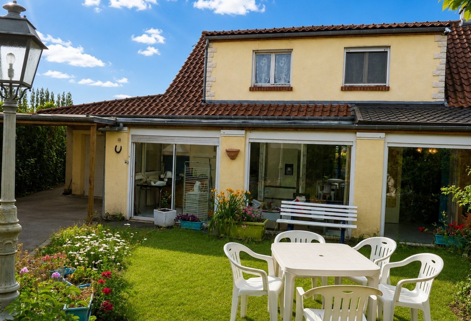 BOUVIGNIES: Maison individuelle 115 m² à la campagne, jardin clos et belle pièce de vie — photo 1