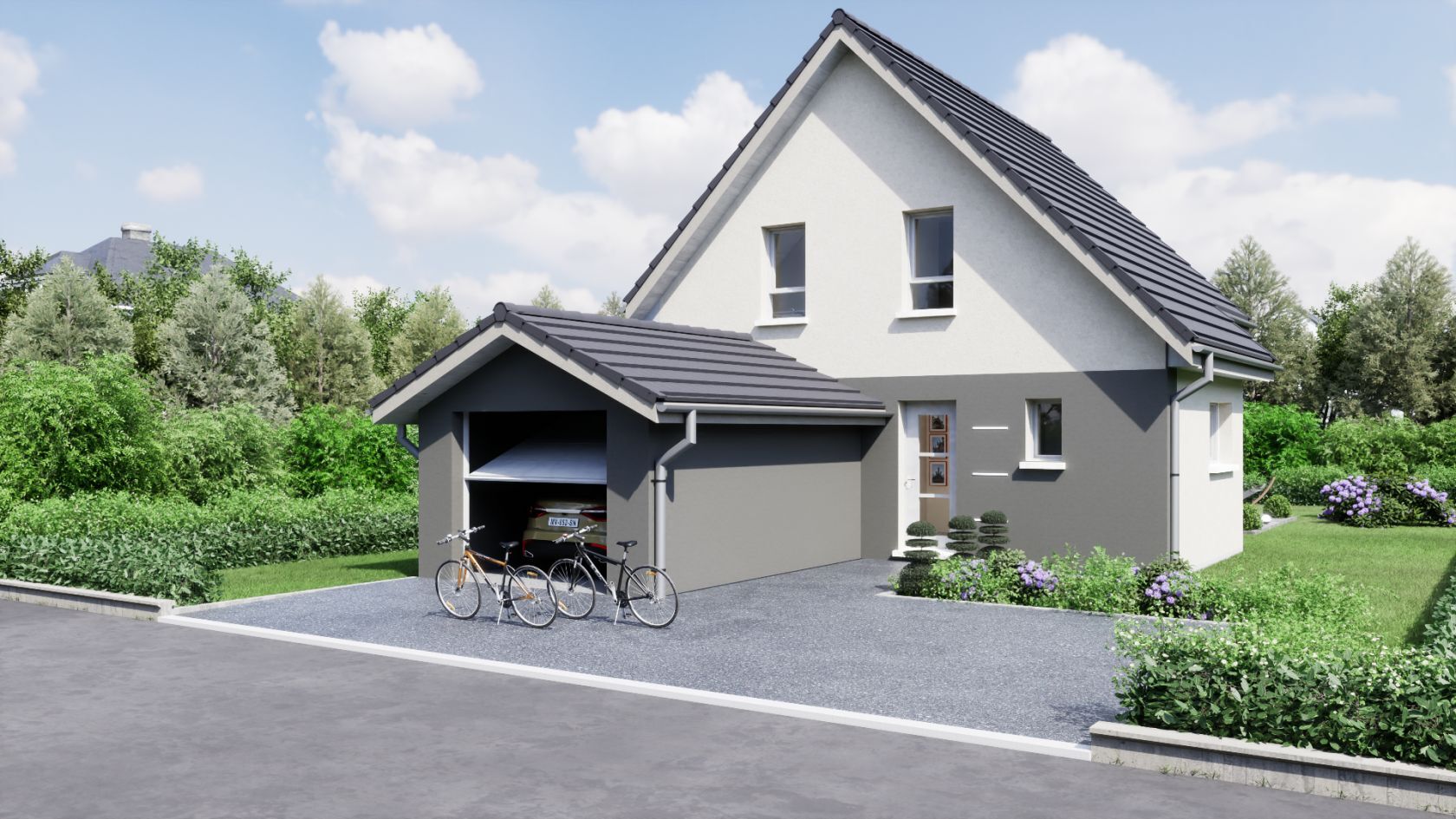 Maison 3 chambres avec garage