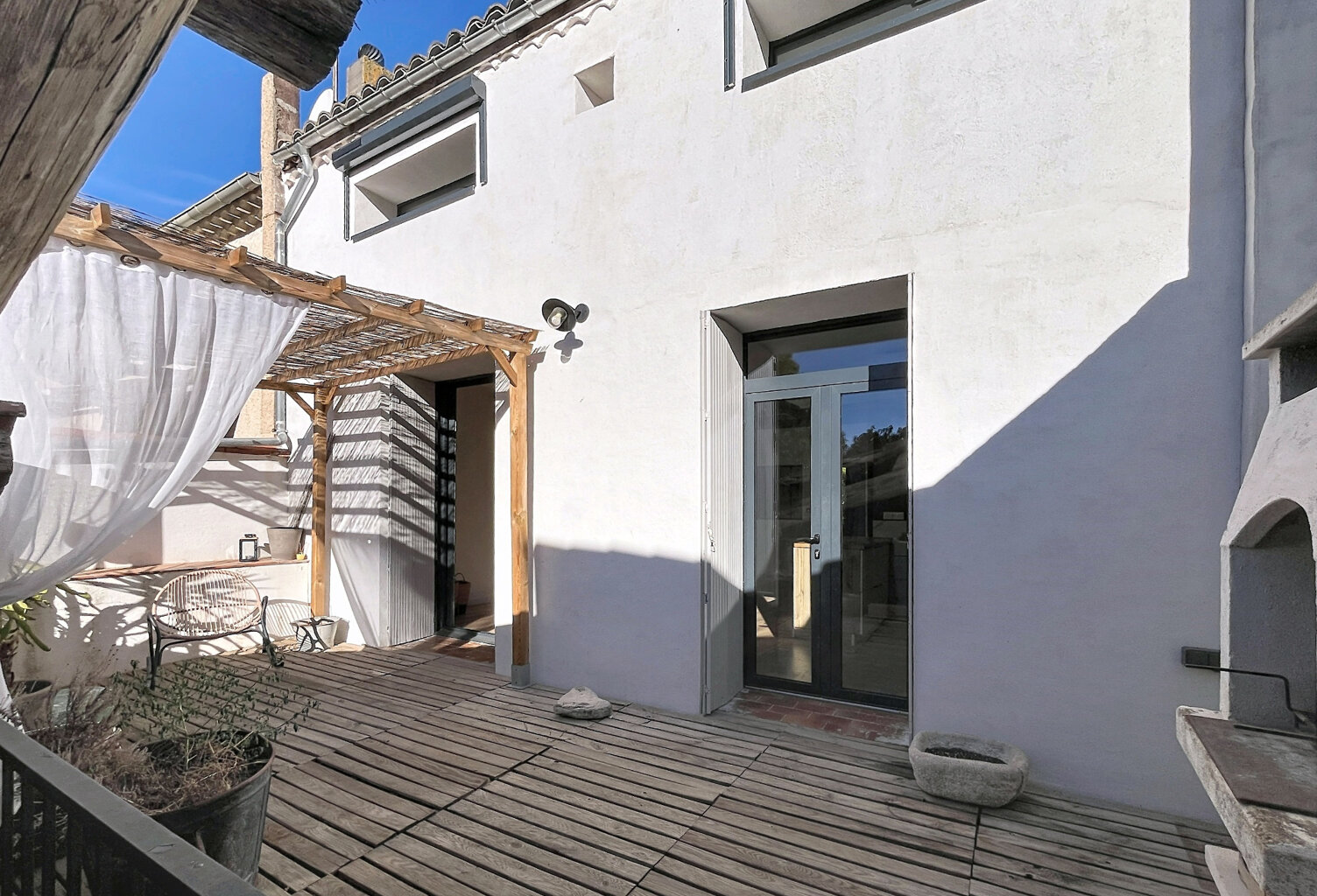 Maison à vendre  vigneronne 6 pièces garage jardin  POUZOLLES (34) — photo 1