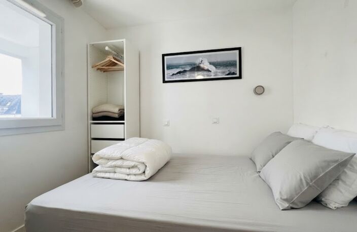 Dpt Finistère (29), à vendre à Tréboul, appartement T2 meublé de 29 m² habitable avec terrasse et parking souterrain — photo 4