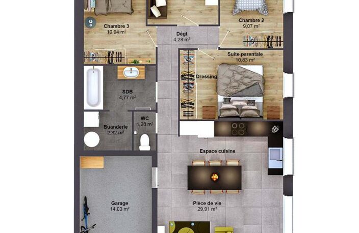 Maison 6 pièces 82 m2 — photo 5