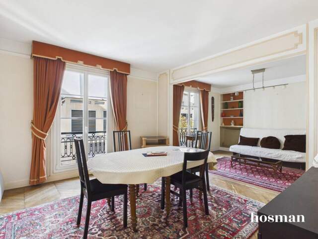Appartement traversant de 4 pièces de 78m² - 2 chambres - Rue de l'Arc de Triomphe, Paris — photo du bien