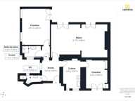 Appartement traversant de 4 pièces de 78m² - 2 chambres - Rue de l'Arc de Triomphe, Paris — photo 3