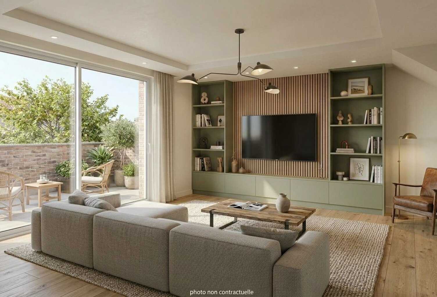 Trévoux - Duplex de 83 m² avec terrasse de 25 m² + 1 garage + 2 parkings — photo 1