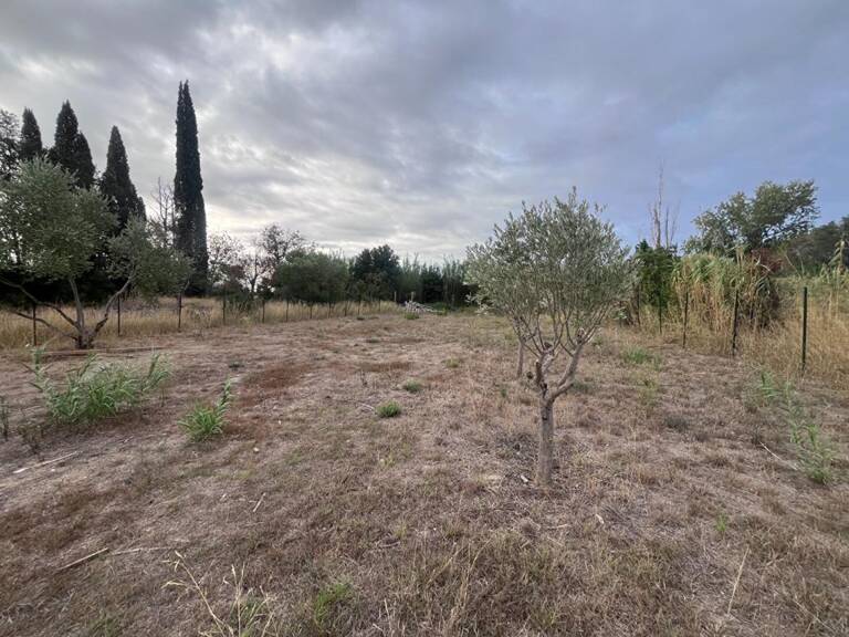 Magnifique terrain non constructible de 882 m², plat et clôturé  avec forage entre Rivesaltes et Espira — photo 1