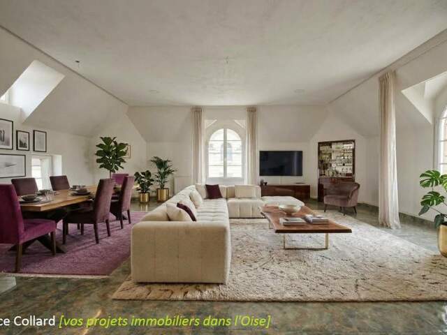 60100 CREIL Appartement 3 chambres et bureau vue Oise, à 5' de la gare — photo du bien