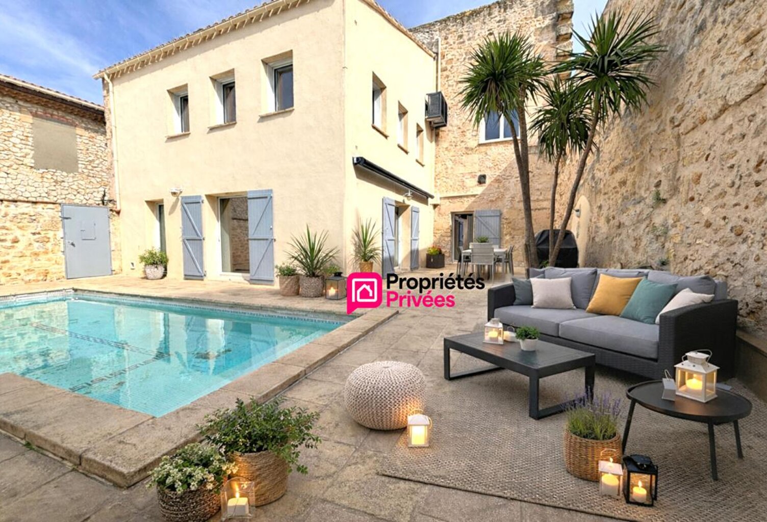 A vendre Mas en pierre de 340 m2 avec piscine  situé à Mauguio et  à 10 min de la plage — photo 1