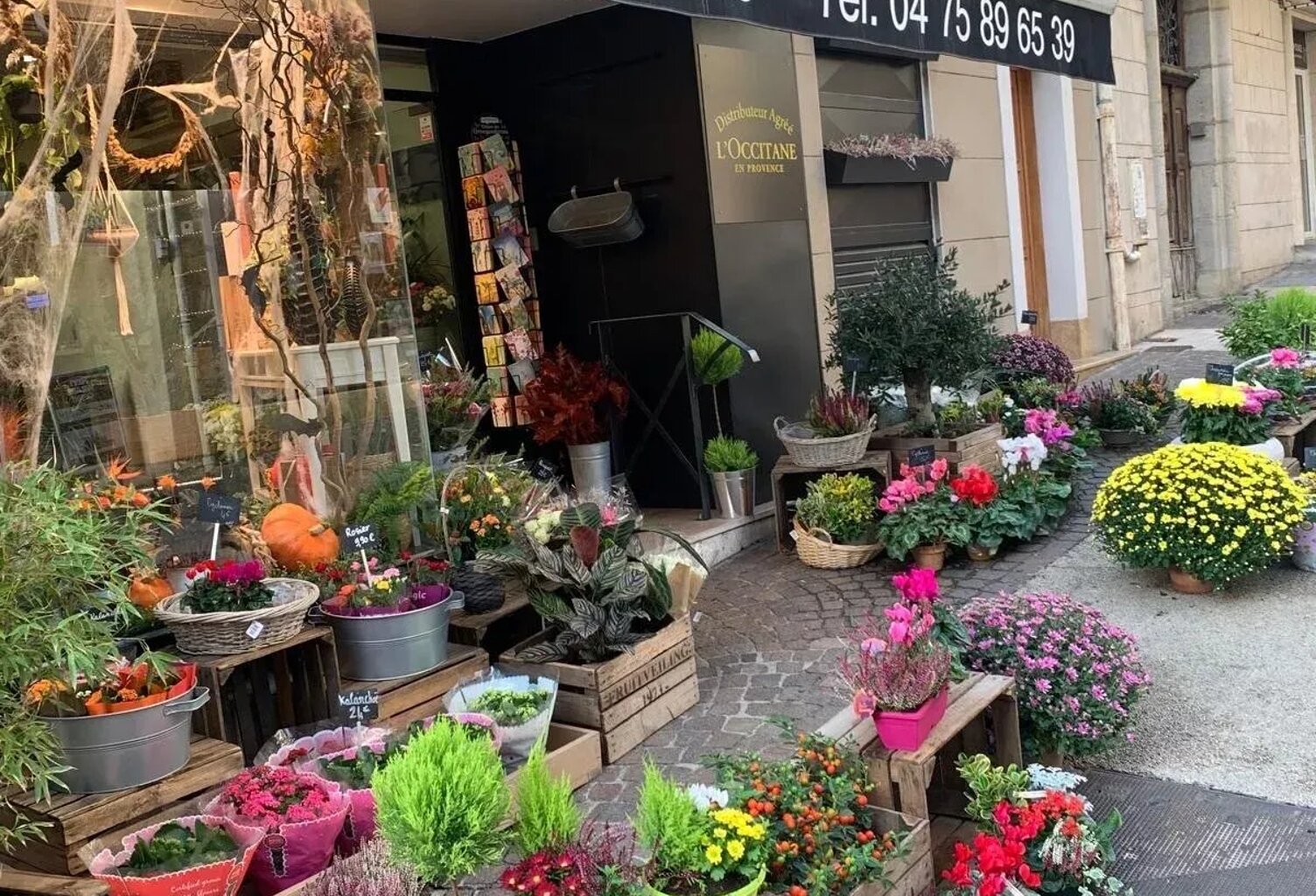 Aubenas centre : fonds de fleuriste équipé. clientèle établie — photo 1