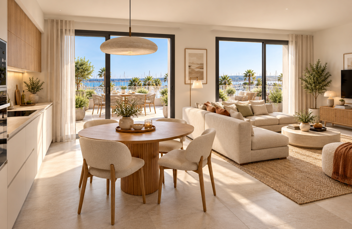 Appartement T2 terrasse de 30m² vue port – Port-Saint-Louis — photo 2