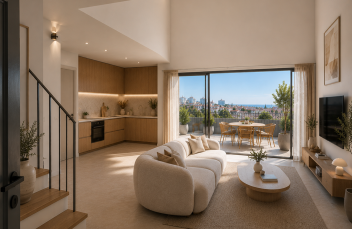 *Splendide 3 pièces en duplex aux plaines avec aperçu mer — photo 2