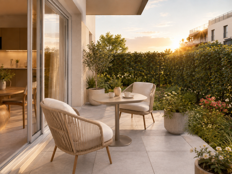 FREJUS PLAGE A DEUX PAS DE LA MER - MAGNIFIQUE T2 AVEC TERRASSE — photo 1
