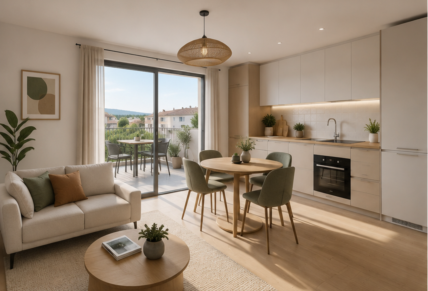 BRIGNOLES CENTRE – BEAU T2 AVEC TERRASSE & 2 STATIONNEMENTS — photo 1